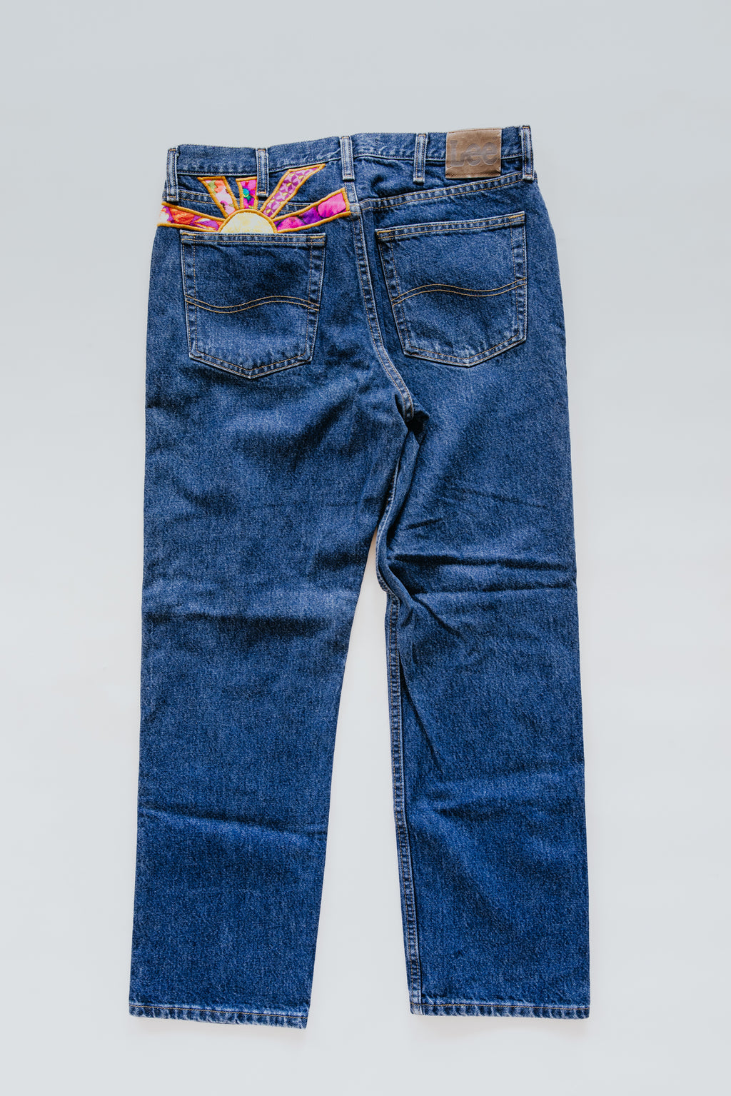Sun Pocket Upcycled Lee's Jeans - #19
