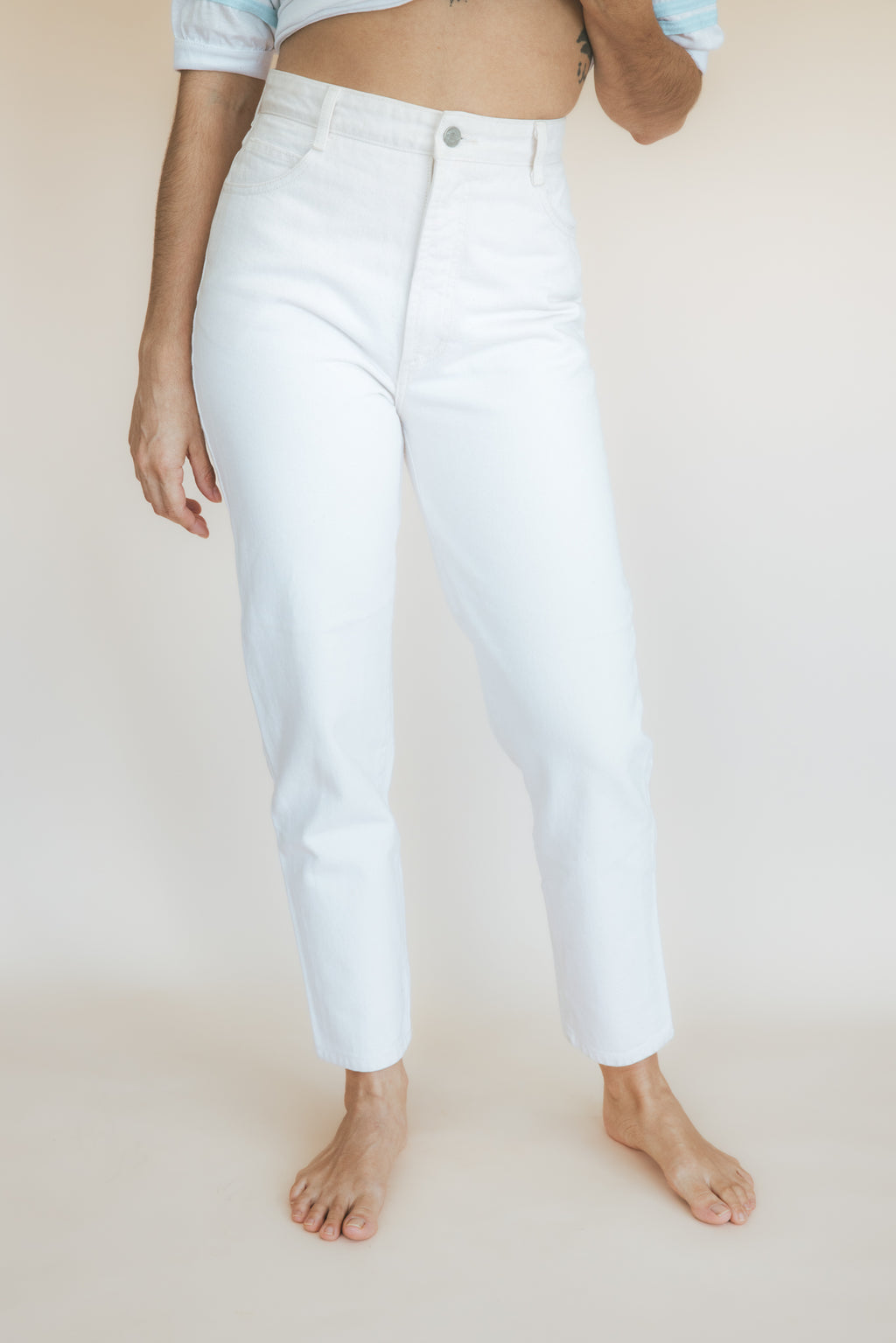 Sun Pocket Upcycled Denim Jeans - #5