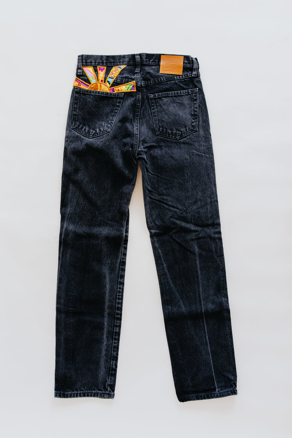 Sun Pocket Upcycled Denim Jeans - #3