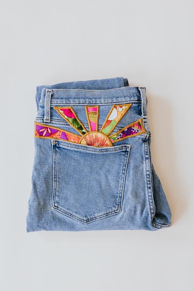 Sun Pocket Upcyled Jeans - #19 | XL