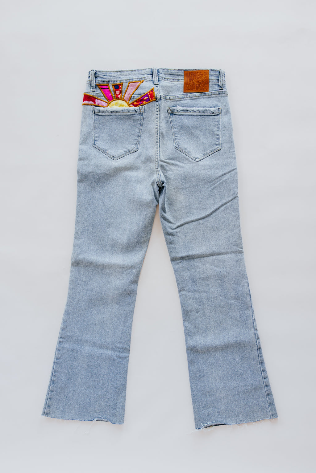 Sun Pocket Upcycled Denim Jeans - #5