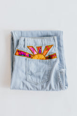 Sun Pocket Upcycled Jeans - #6 thumbnail