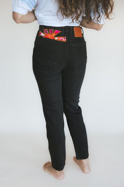 Sun Pocket Upcycled Jeans - #4