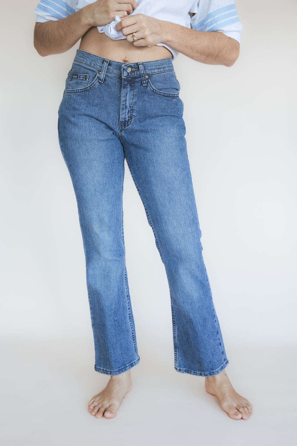 Sun Pocket Upcycled Jeans - #1