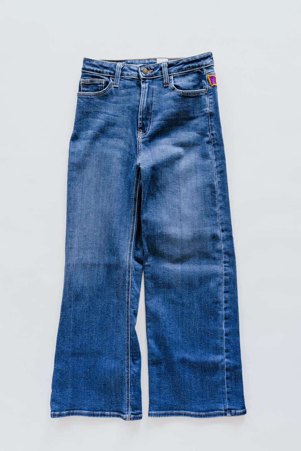 Sun Pocket Upcycled Denim Jeans - #13