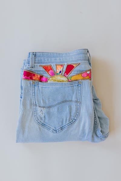 Sun Pocket Lee Jeans - #38