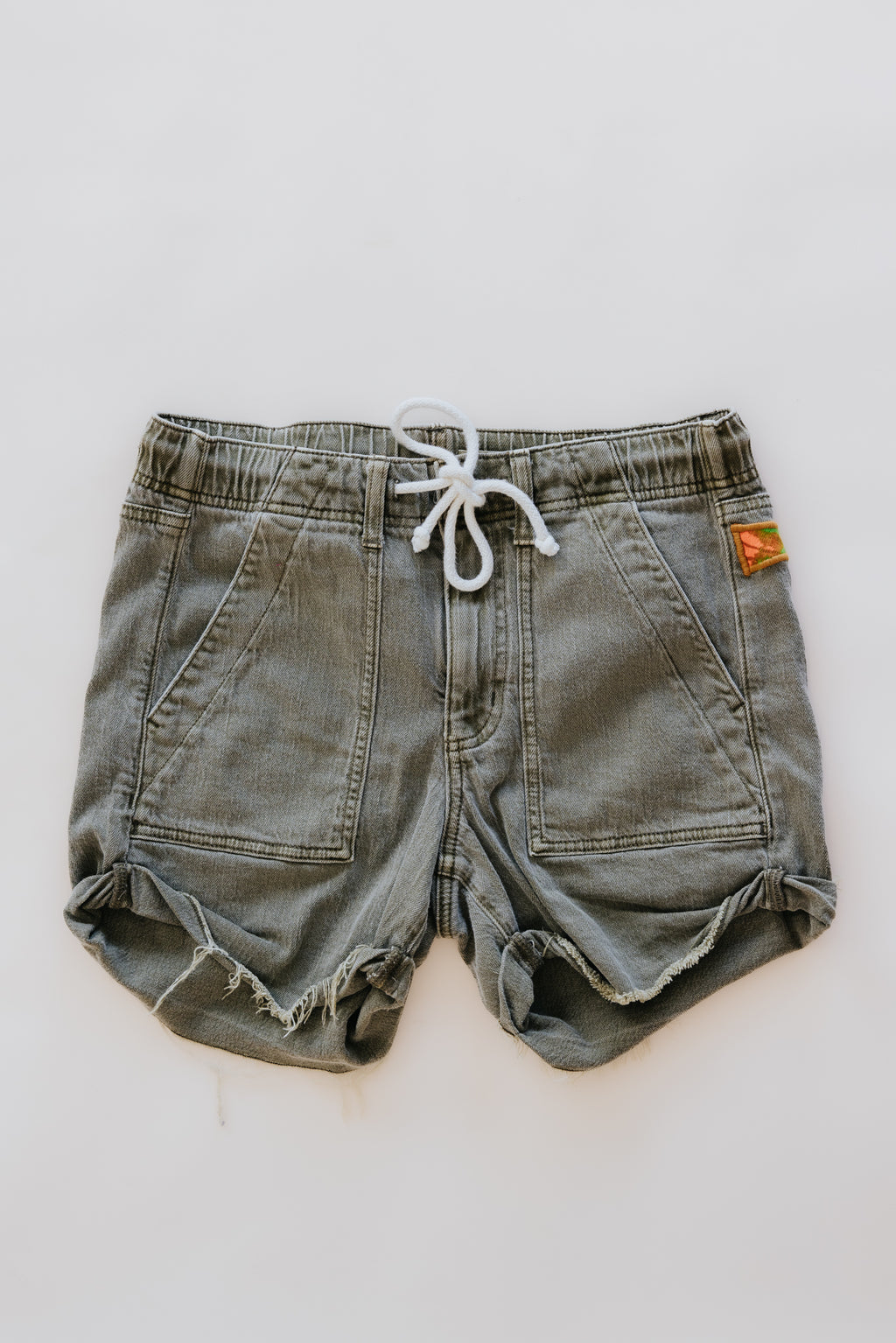 Sun Pocket Upcycled Denim Shorts - #15