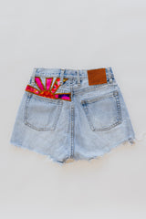 Sun Pocket Upcycled Denim Shorts - #3 thumbnail