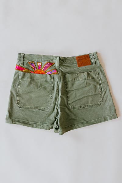 Sun Pocket Upcycled  Shorts - #5 | XL