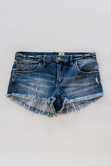Sun Pocket Upcycled Denim Shorts - #5 thumbnail