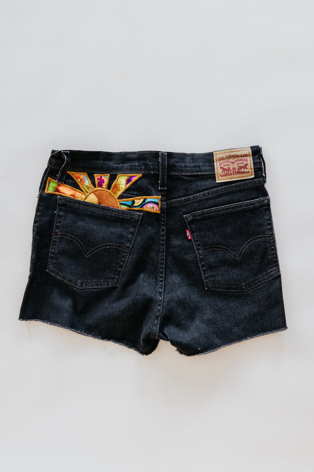 Sun Pocket Upcycled Levi's Shorts - #7