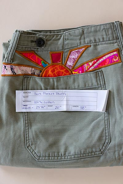 Sun Pocket Upcycled Fatigues - #11