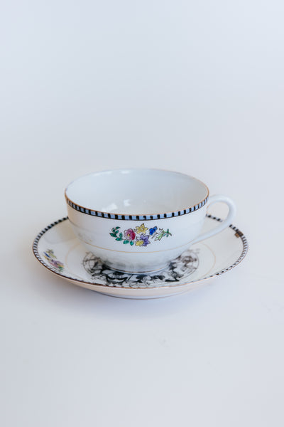 Vintage Zodiac Mermaids Tea Set