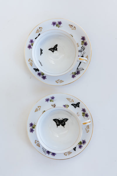 Mermaid’s Garden Gems Tea Set for 2