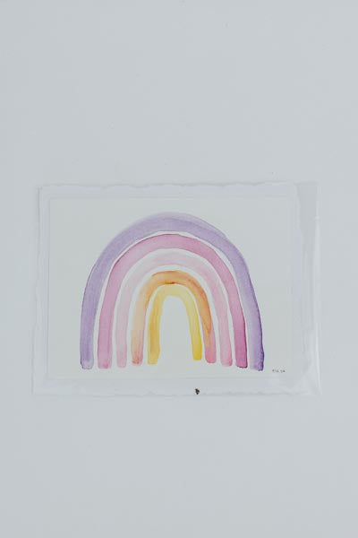 Watercolor Rainbow Art