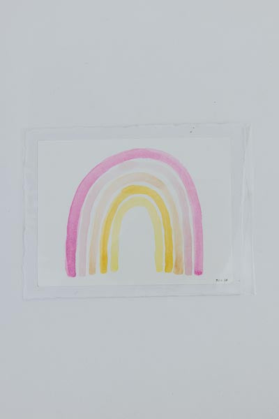 Watercolor Rainbow Art