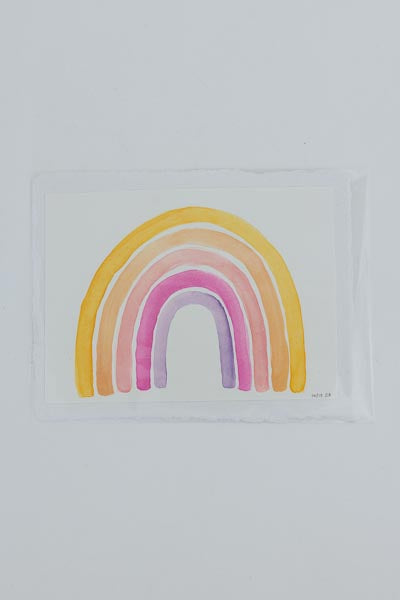 Watercolor Rainbow Art