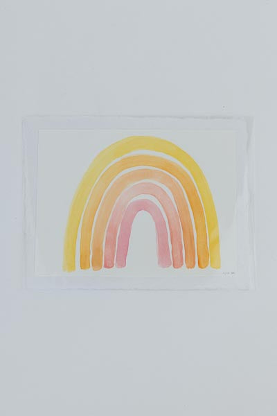 Watercolor Rainbow Art