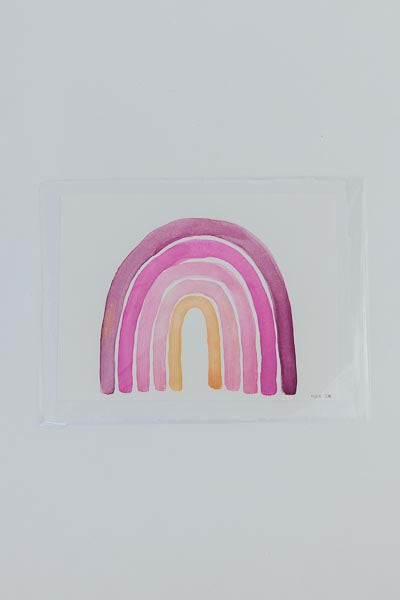 Watercolor Rainbow Art