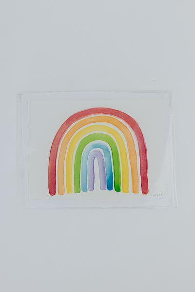 Watercolor Rainbow Art