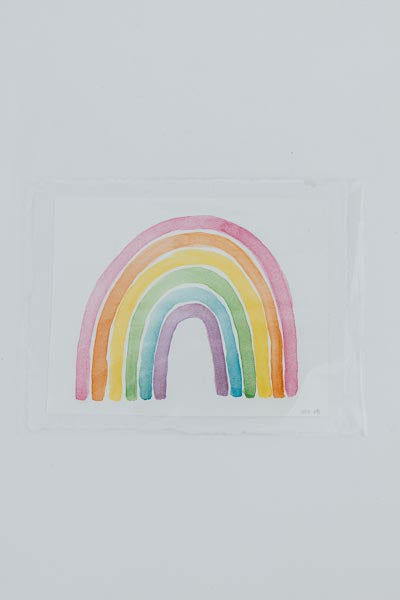 Watercolor Rainbow Art