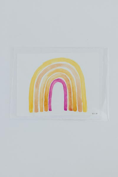Watercolor Rainbow Art