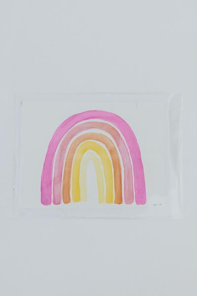 Watercolor Rainbow Art