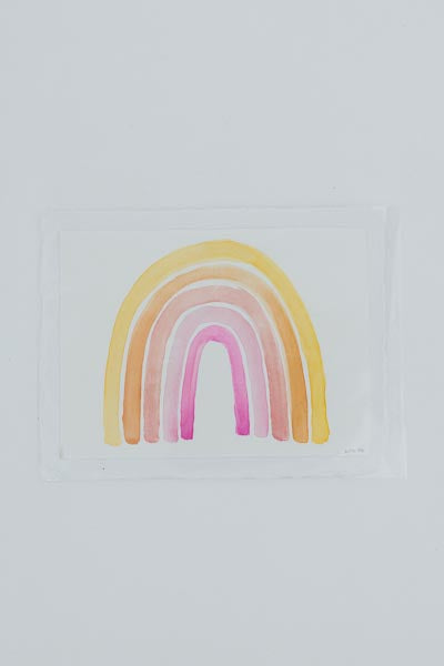 Watercolor Rainbow Art