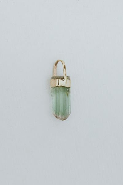 wings hawaii tourmaline bullet charms 14k gold
