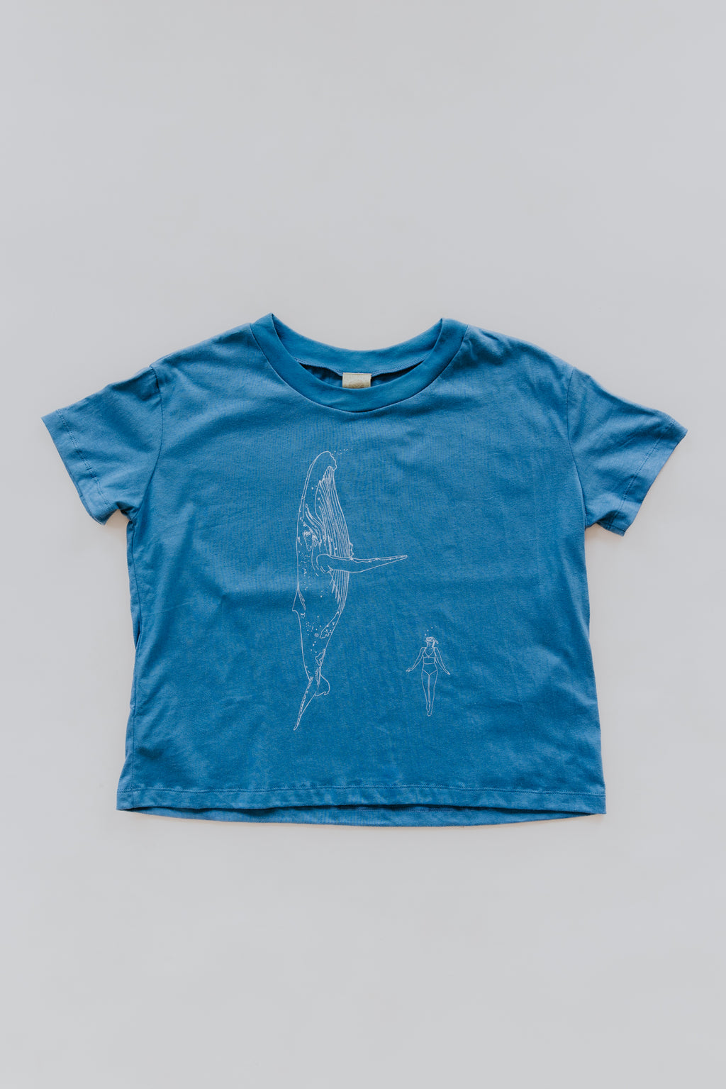 Whale Dance Crop Tee - Hemp + Organic Cotton