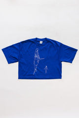 Wings Hawaii whale dance cropped tee clue - front thumbnail