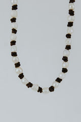 Knotted Freshwater Pearl Necklace thumbnail