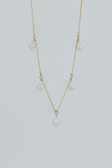 Chandelier Necklace - White Freshwater Pearl thumbnail