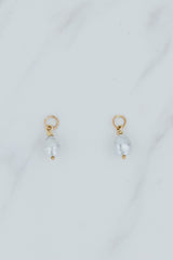 Earring Charms - Pearl | 14k