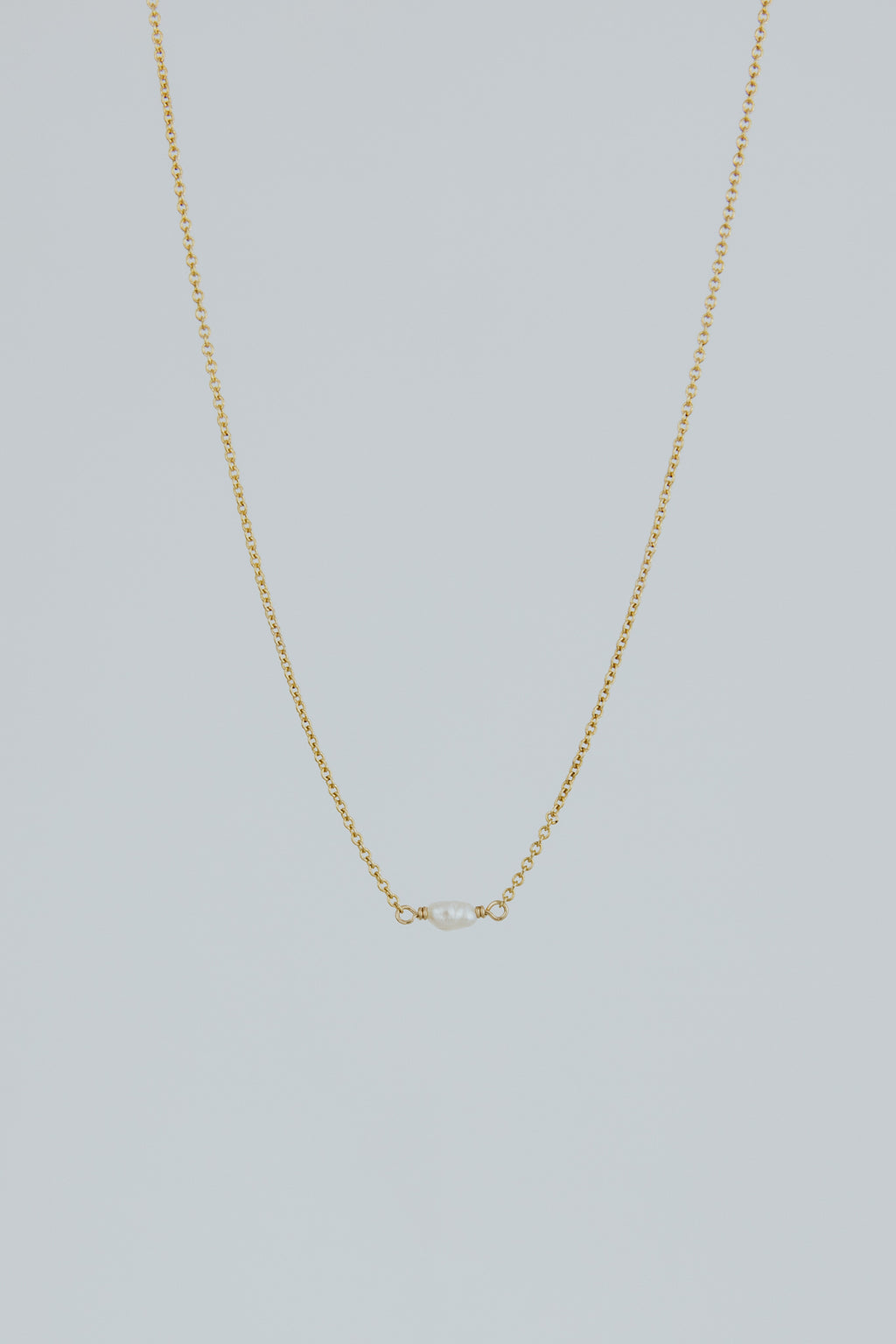 Single Stone Necklace - Freshwater Pearl