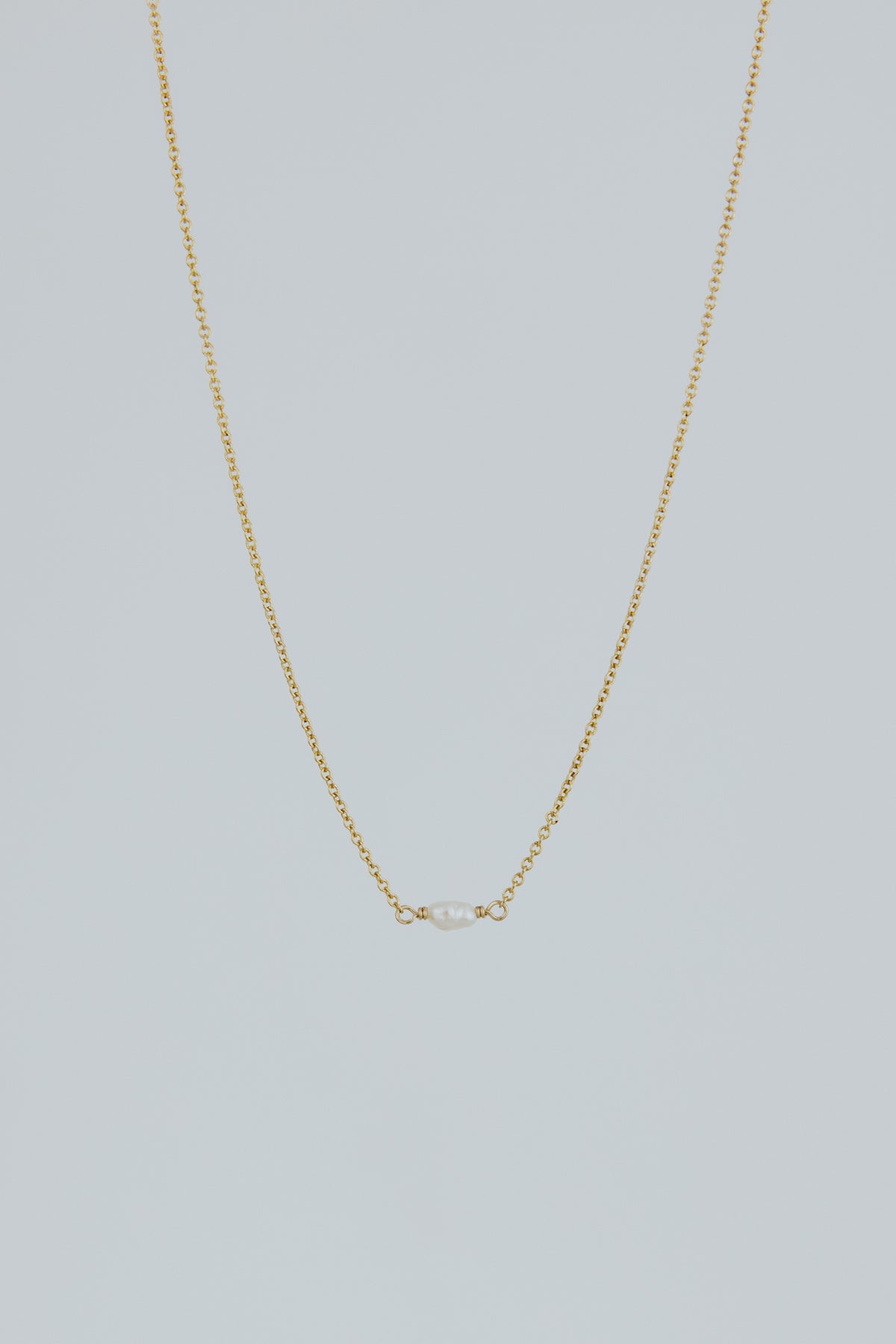Single Stone Necklace - Freshwater Pearl