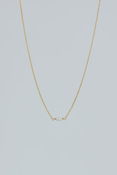 Single Stone Necklace - Freshwater Pearl