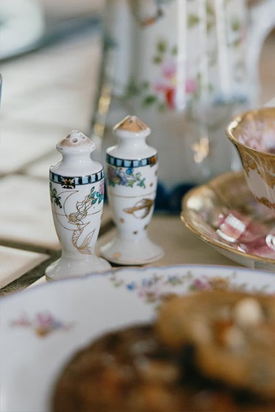 Salt and Pepper Shakers - White