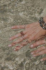 Wide Set Gemstone Ring - Pink Tourmaline | 14K thumbnail