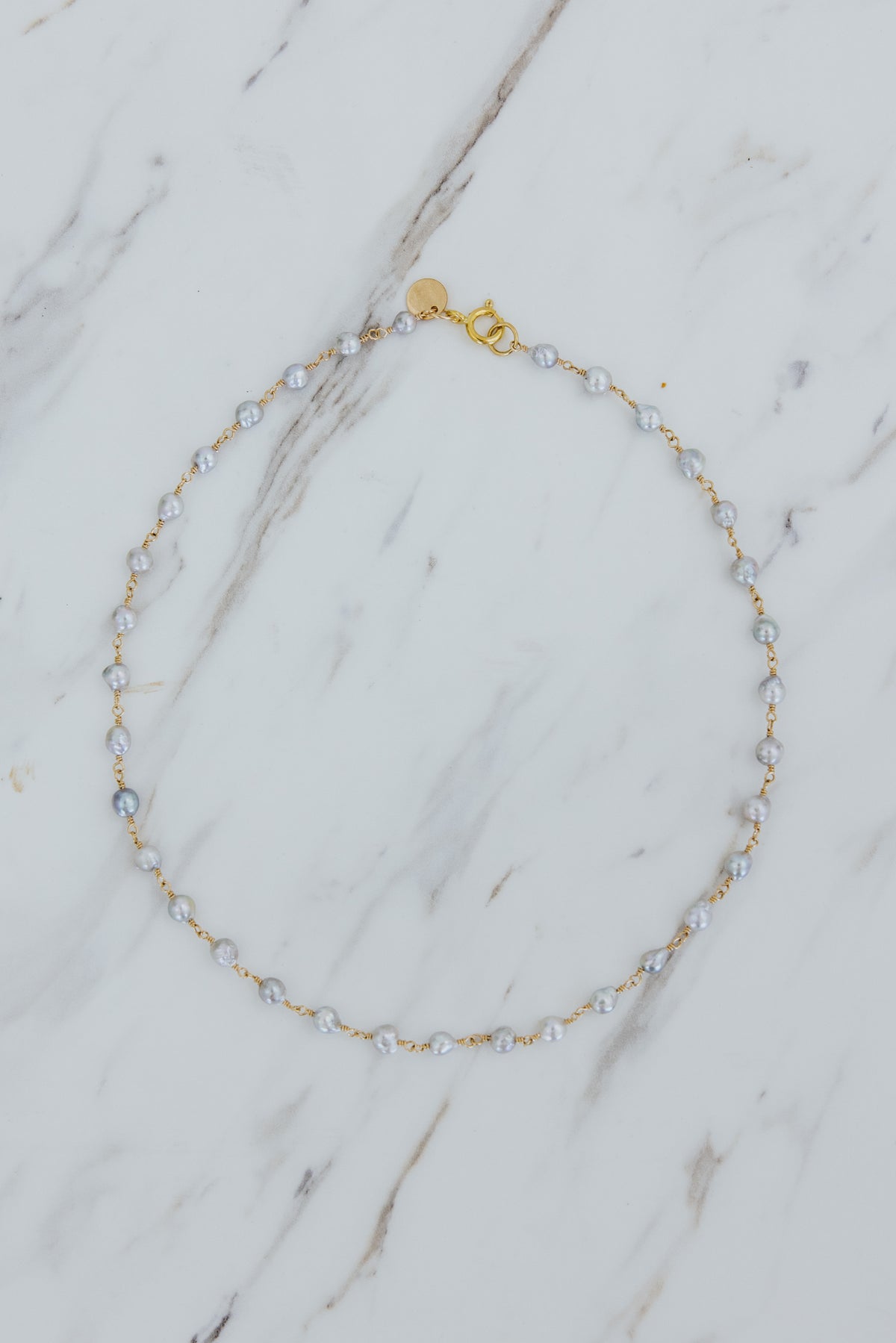 Akoya Keshi Pearl Choker