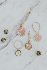 Wood Ornaments - Pinks