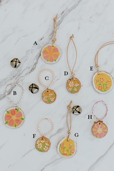 Wood Ornaments - Goldenrod