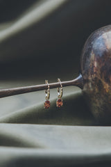 Charm Hoops - Zircon 14K thumbnail