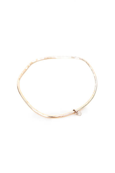 14 karat gold ti leaf bangle wings hawaii