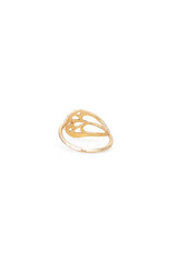 wings hawaii butterfly wing ring 14 karat gold sterling silver small jewelry  thumbnail