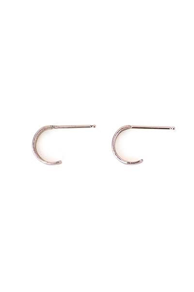 wings hawaii cuff hoop stud earrings minimal sterling silver 14 karat yellow gold jewelry