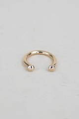 A Womens ring in the shape of a horse shoe thumbnail