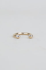 A Womens ring in the shape of a horse shoe thumbnail