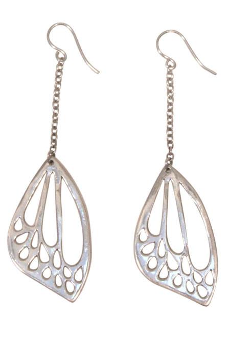 bling wing butterfly sterling silver earrings wings hawaii