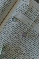 Rose Quartz Gold Dewdrop Necklace Hawaii thumbnail